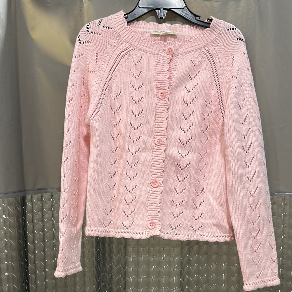 Chelsea & Violet Pink Cable Knit Sweater